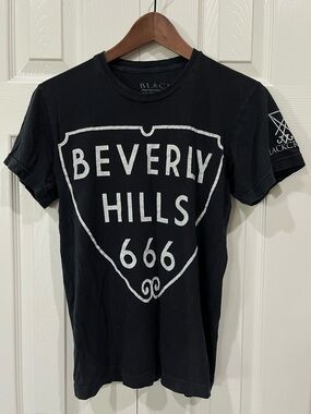 Blackcraft Cult Beverly Hills 666 Graphic Tee Black T-Shirt Size Small